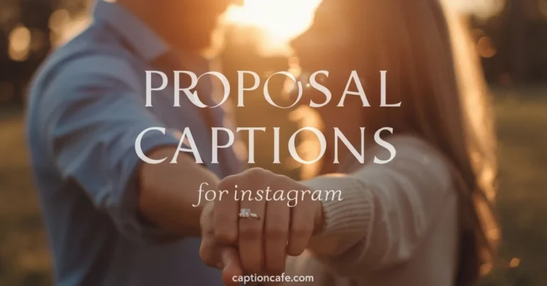Proposal Instagram Captions