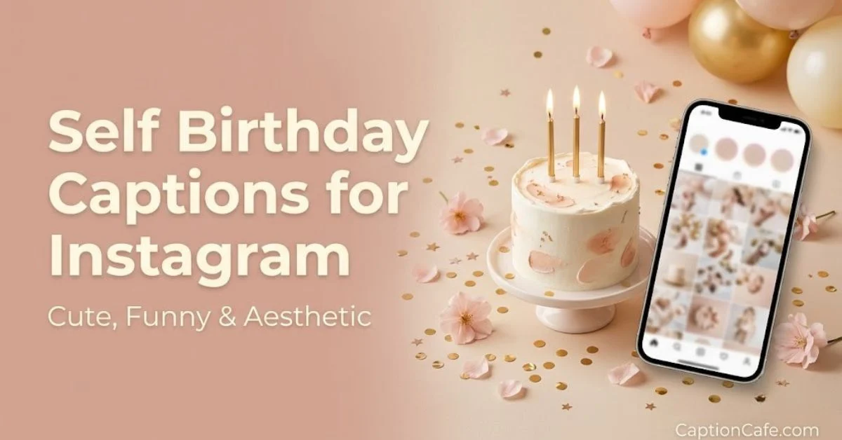 self birthday instagram captions