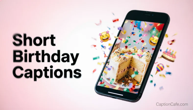 Short & Snappy Birthday Captions for Reels