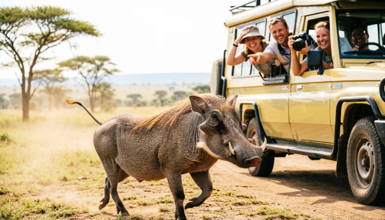 Short Funny Safari Captions
