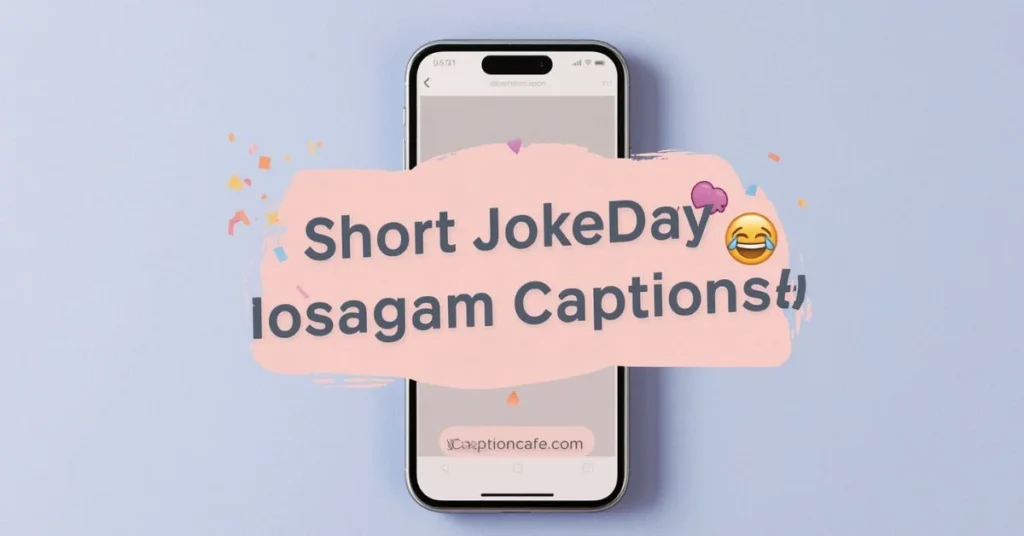 Short Joke Day Instagram Captions