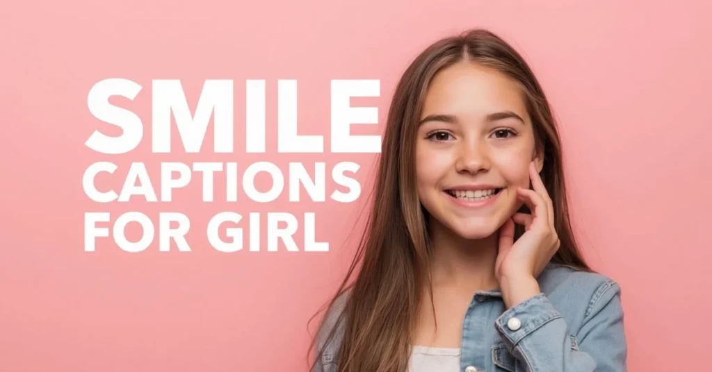 Smile Captions for Instagram for Girl