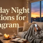 Sunday Night Captions for Instagram