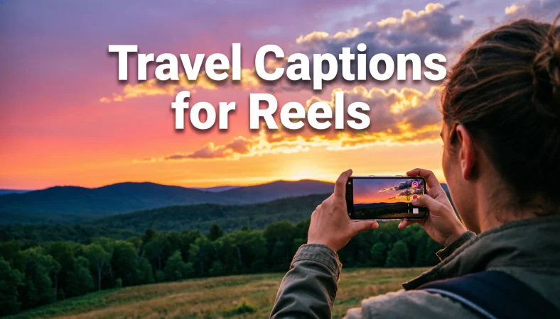 Travel Captions for Instagram Reels