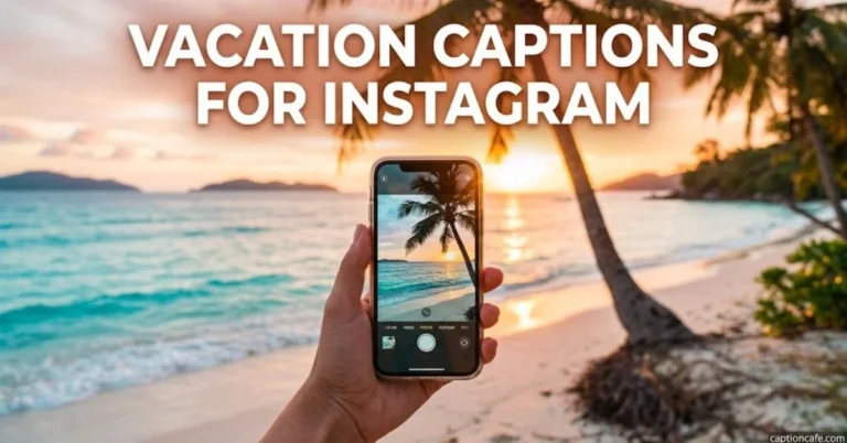 Vacation Captions for Instagram