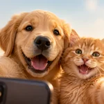 Animal selfie captions