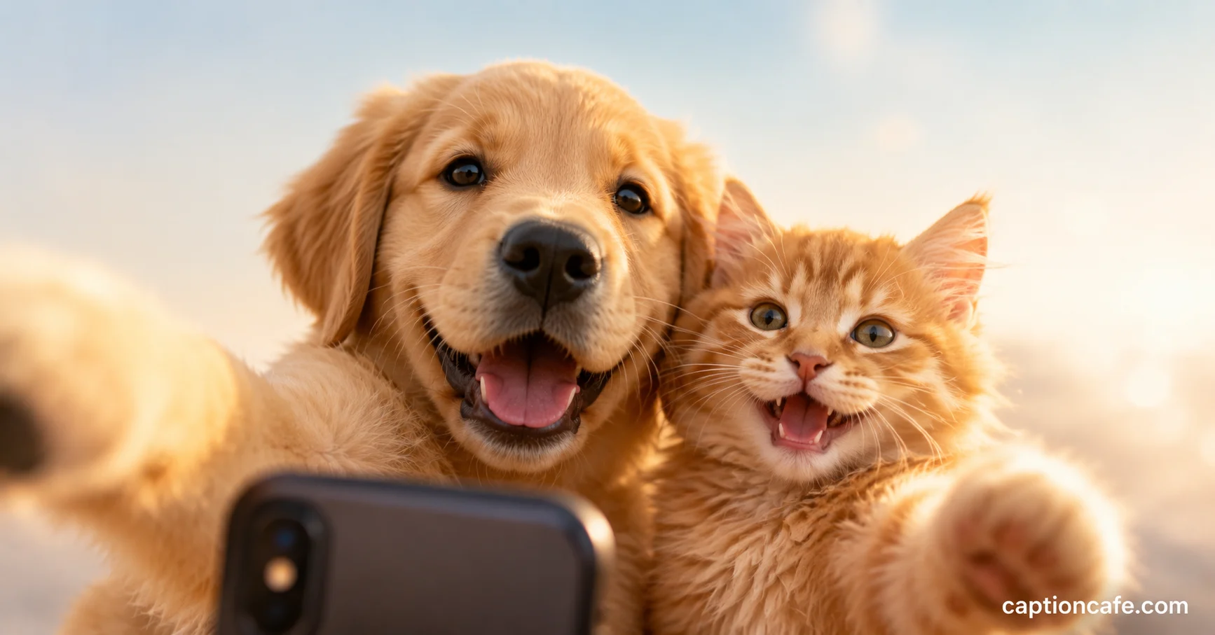Animal selfie captions
