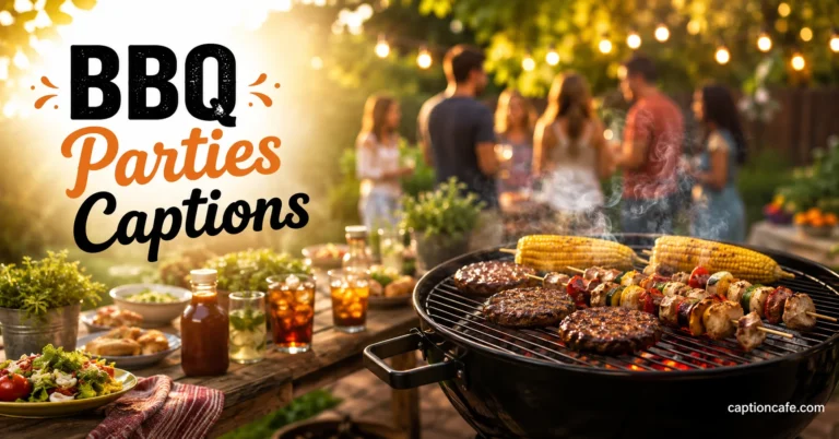BBQ Parties Captions