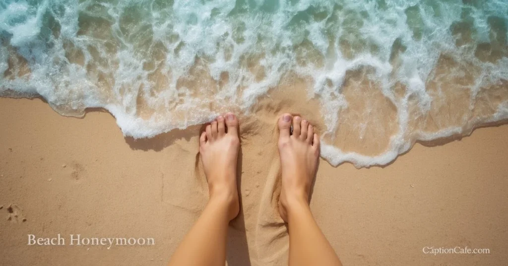 Beach Honeymoon Captions