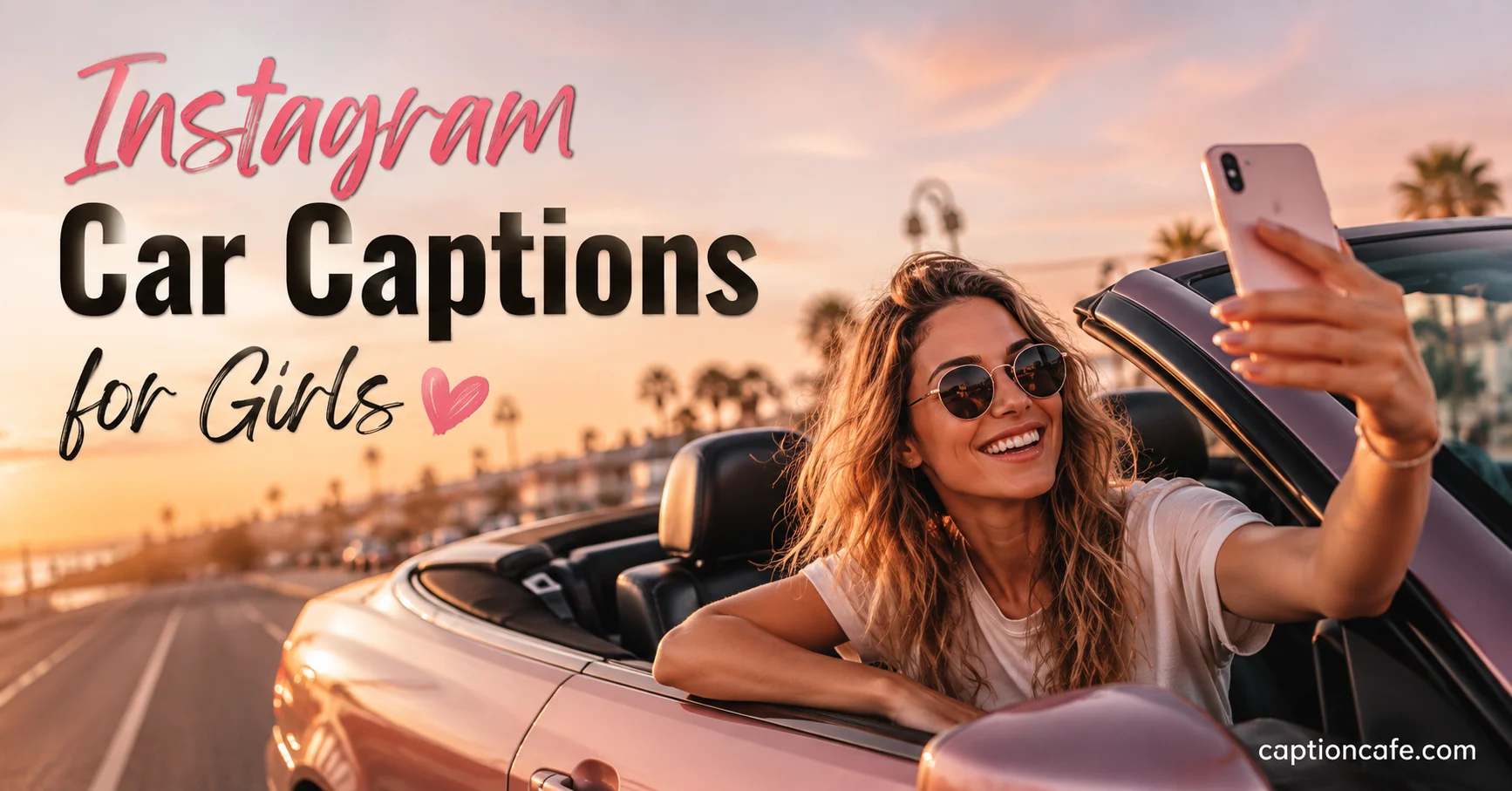 car captions for girl