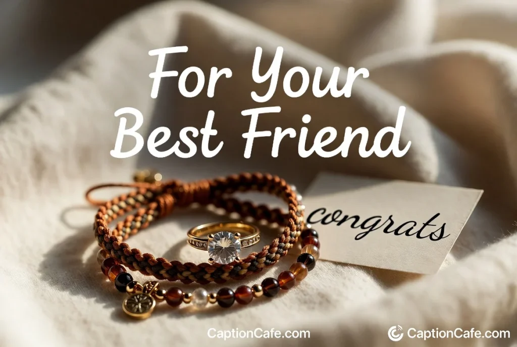 Funny Engagement Captions for Best Friend