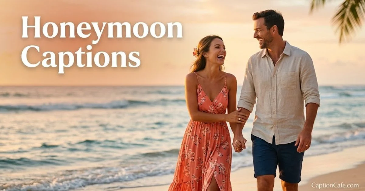 honeymoon captions