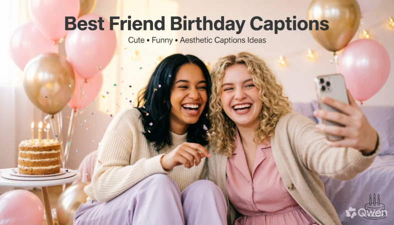 best friend birthday captions