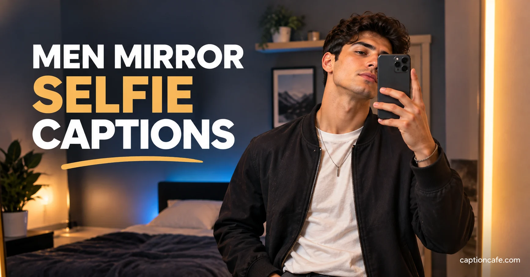Men Mirror Selfie Captions