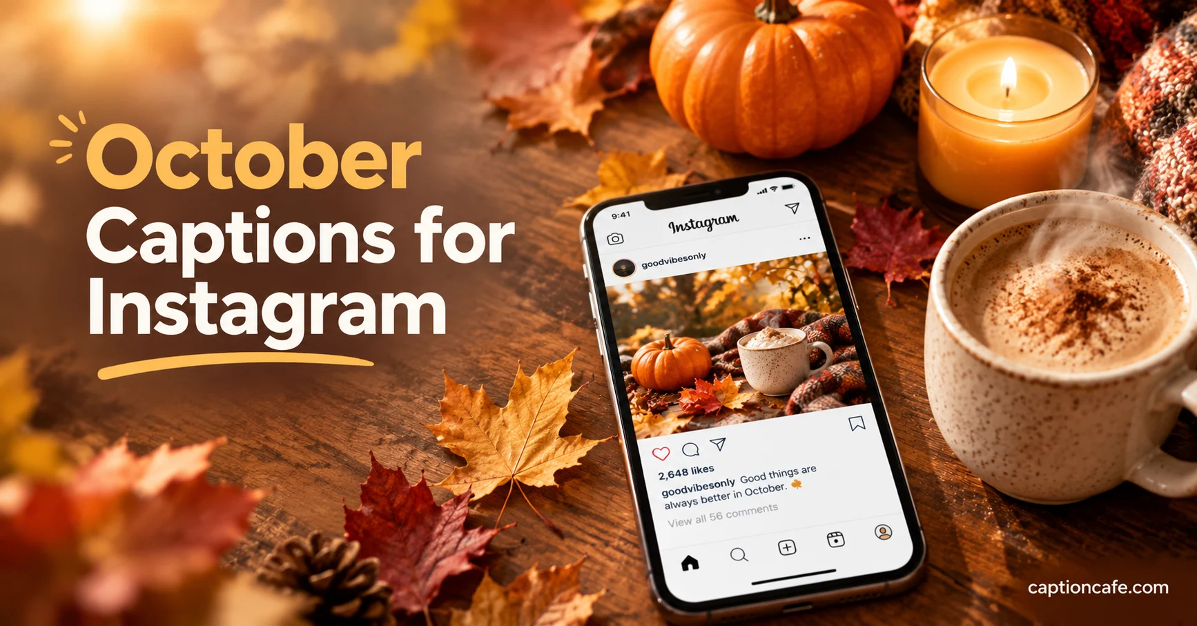 October Captions for Instagram