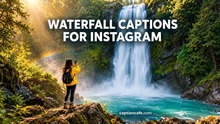 waterfall captions