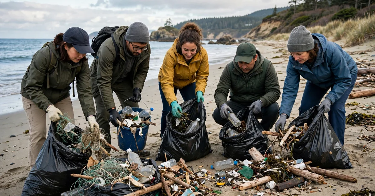 Beach & Ocean Clean Up Captions