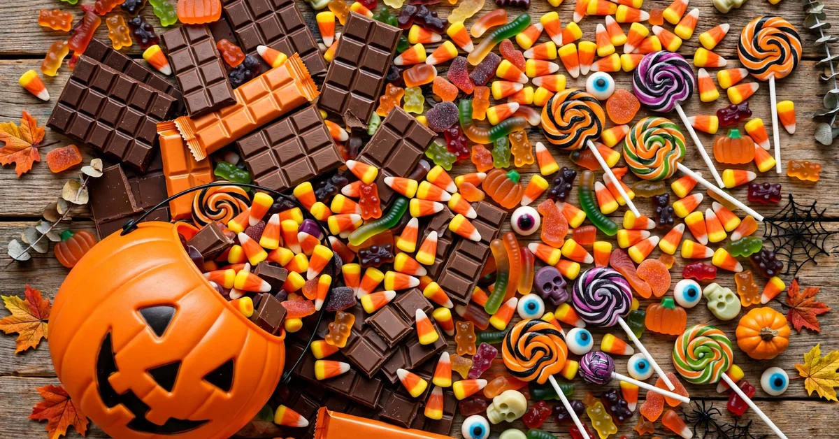 Candy Haul Trick or Treat Captions