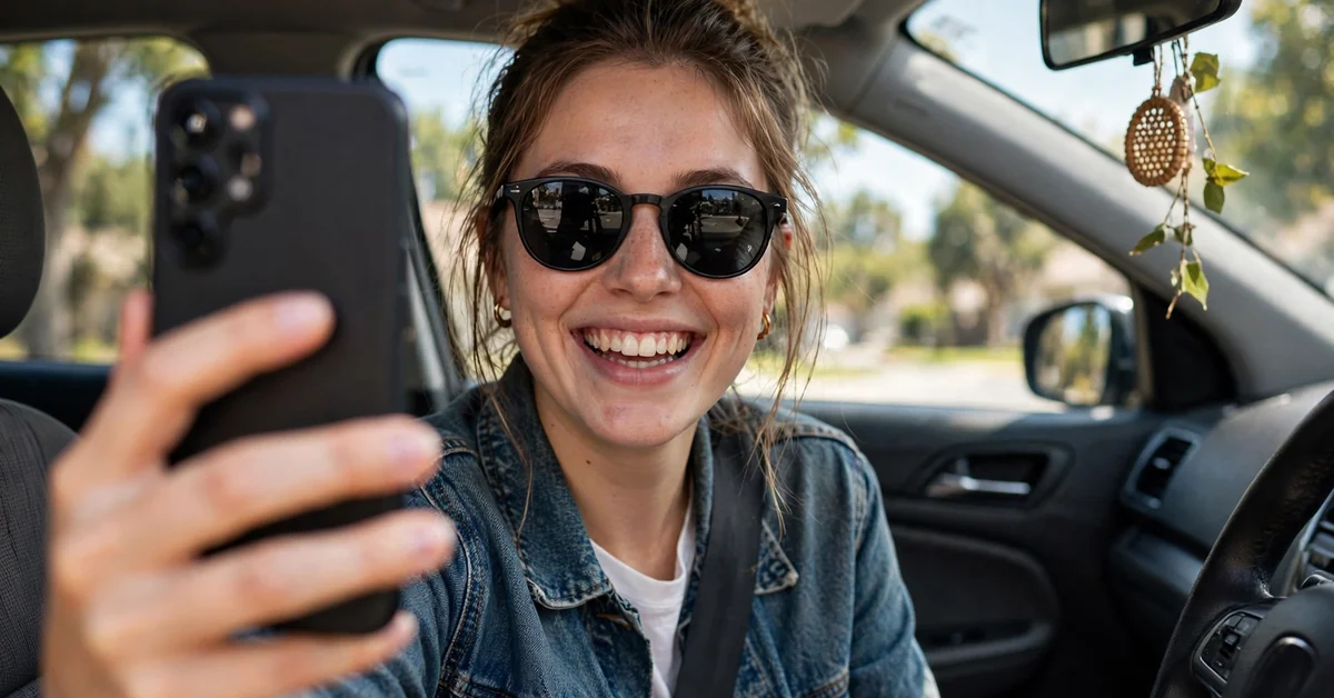 Car Selfie Captions