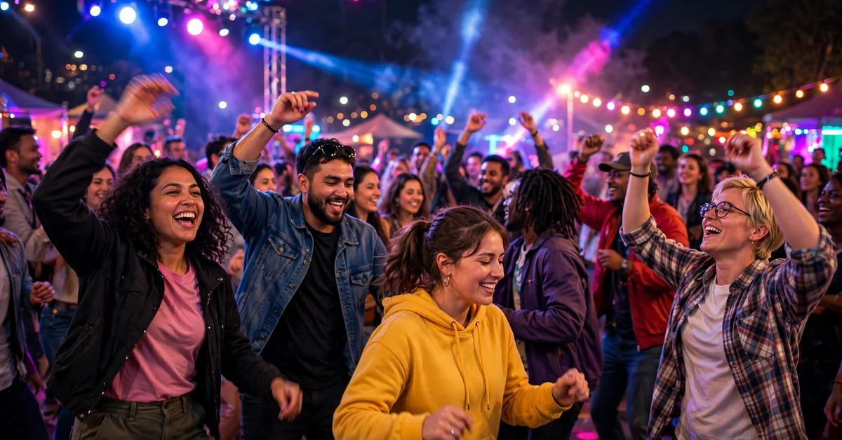 Dance Party Celebration Captions