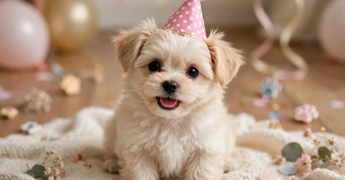 First Birthday Puppy Captions