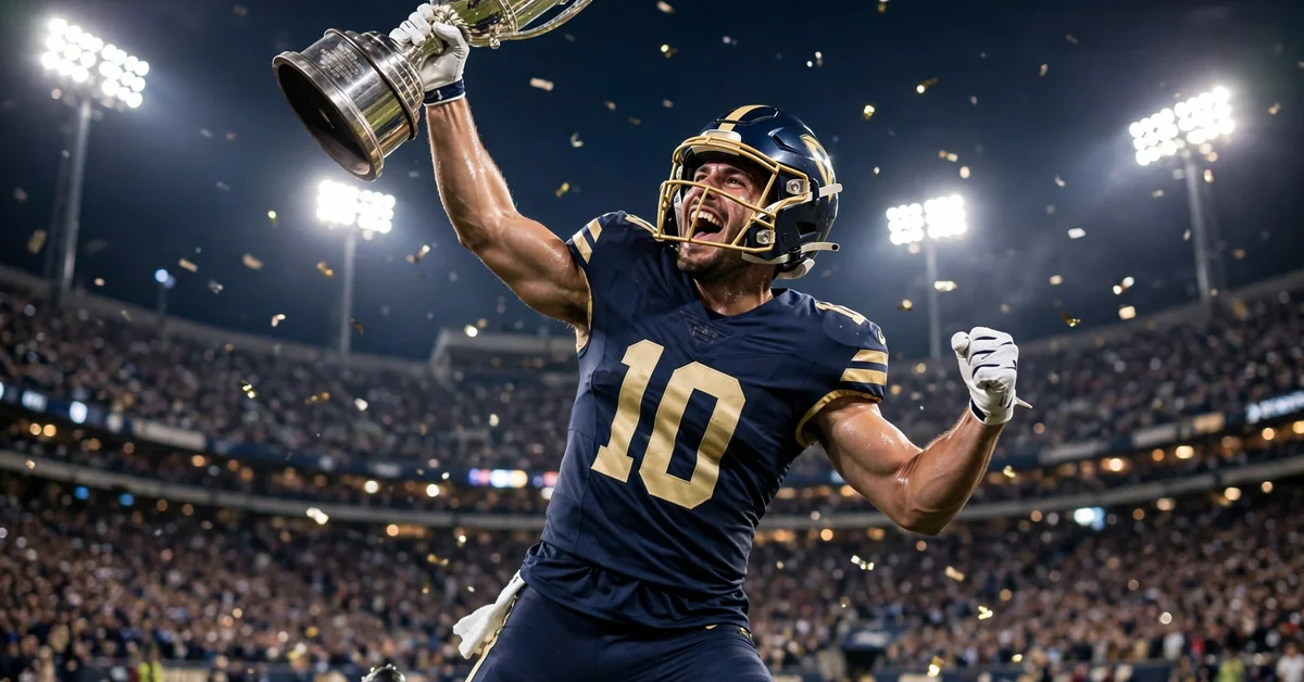 Football Trophy Captions
