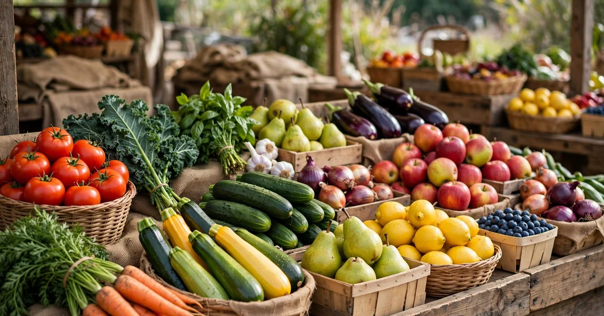 Fresh Produce Captions