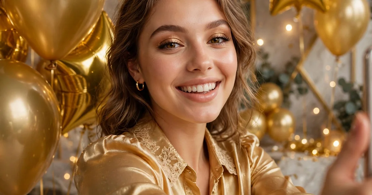 Golden Birthday Selfie Captions