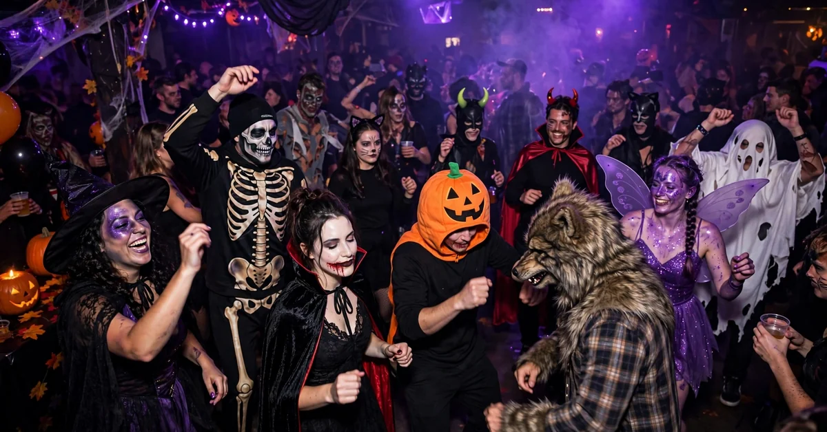 Halloween Dance Party Captions