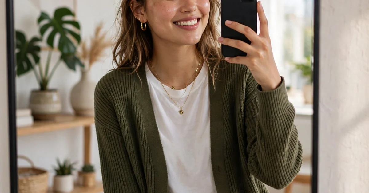 Mirror Selfie Confidence Captions