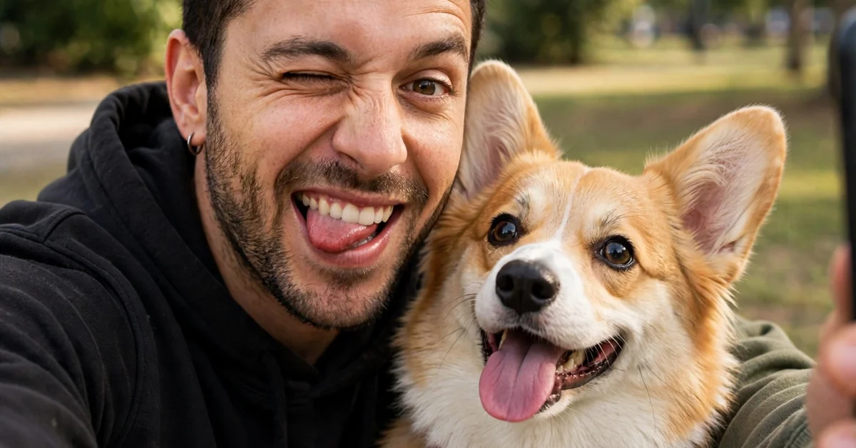 Pet Selfie Captions with Emojis π€³