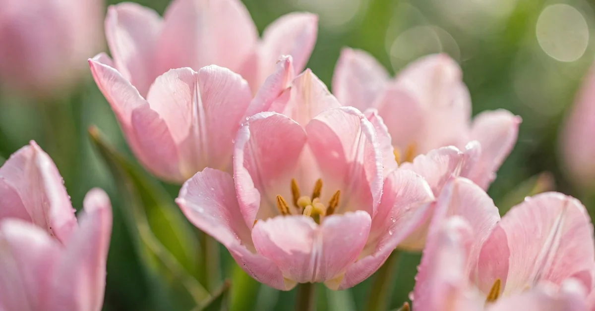 Pink Tulip Captions