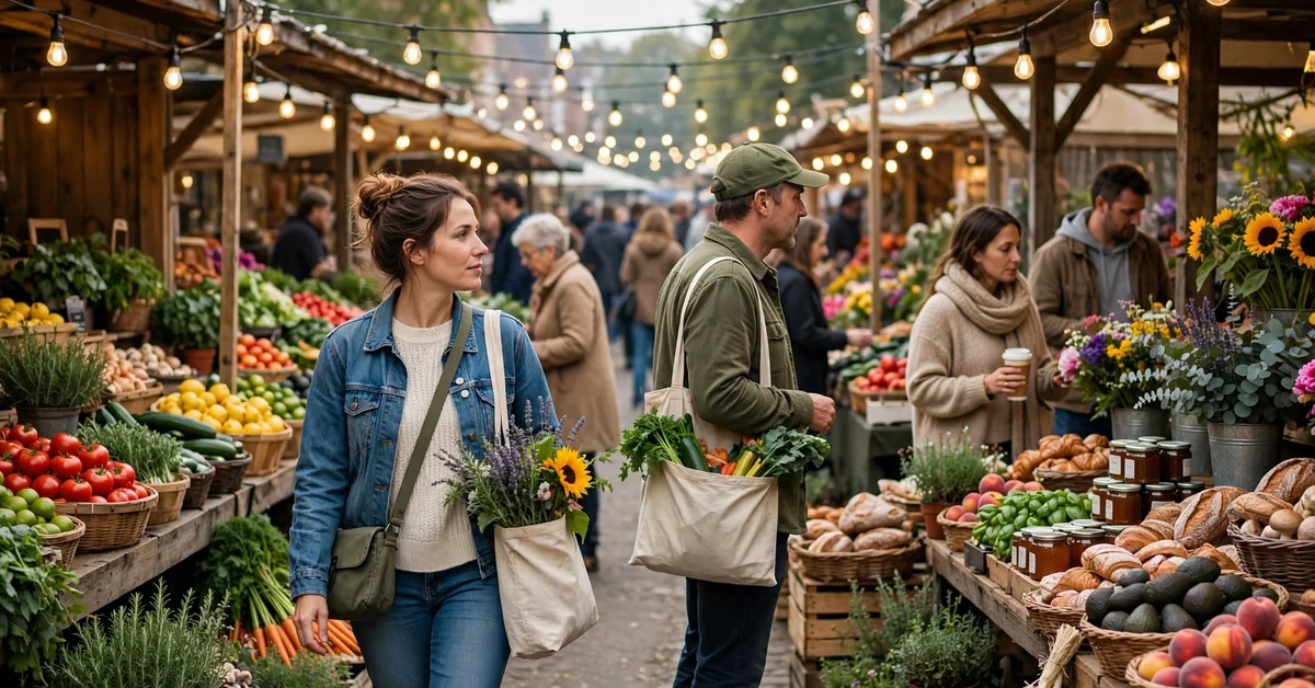 Saturday Morning Farmers Market Captions