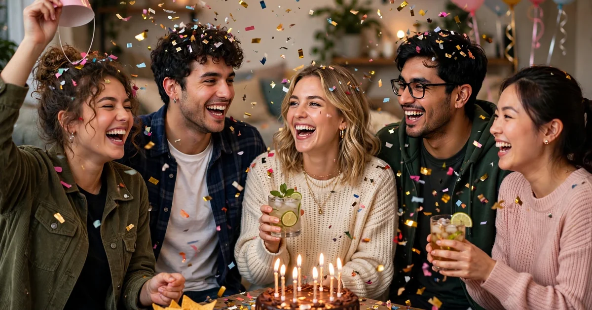Short Birthday Captions for Party Vibes