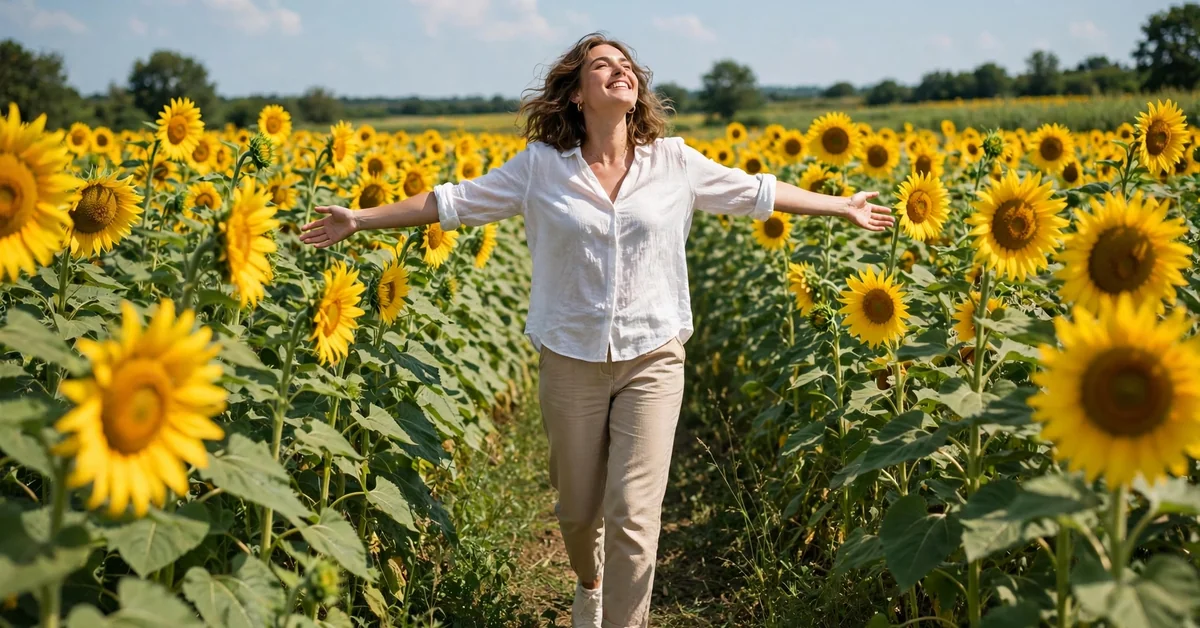 Sunflower Field Captions