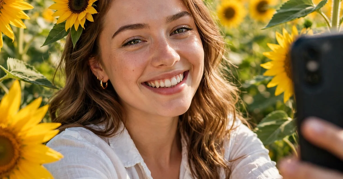 Sunflower Selfie Captions