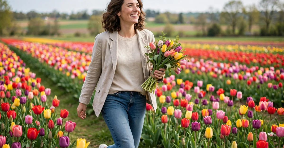 Tulip Field Captions