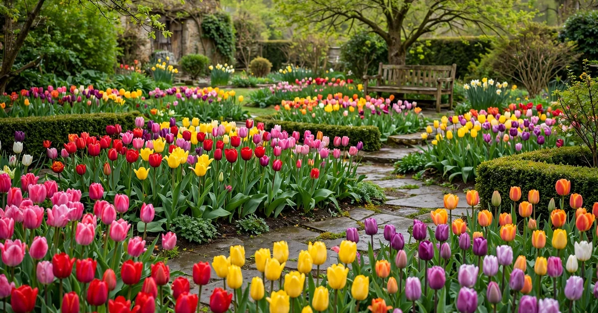Tulip Garden Captions