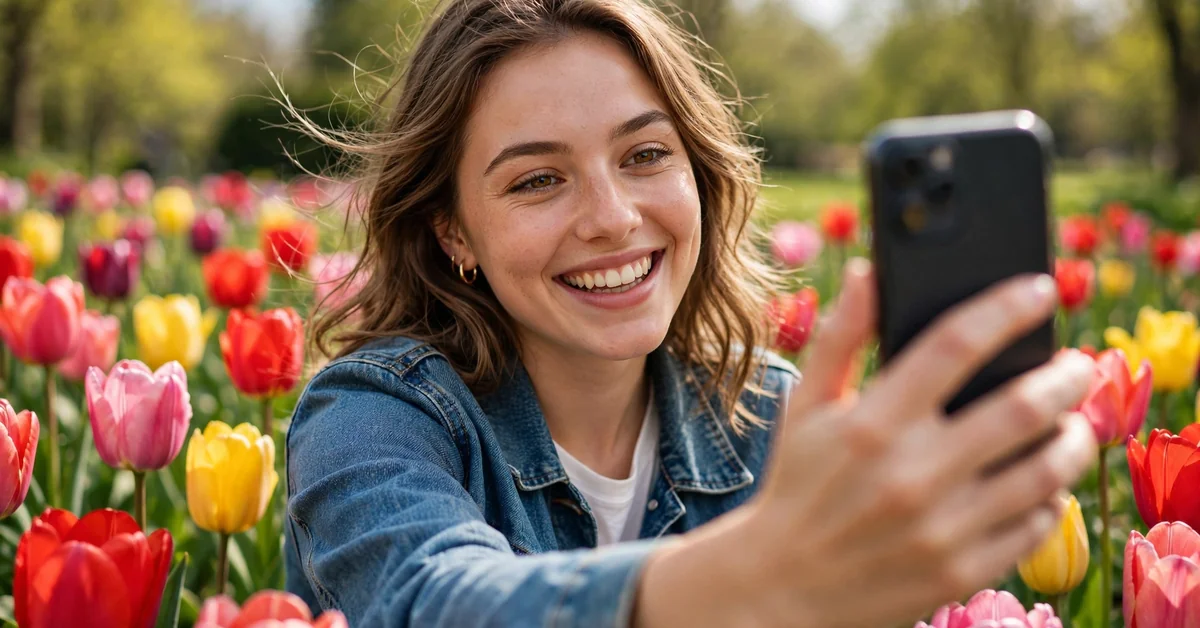 Tulip Selfie Captions