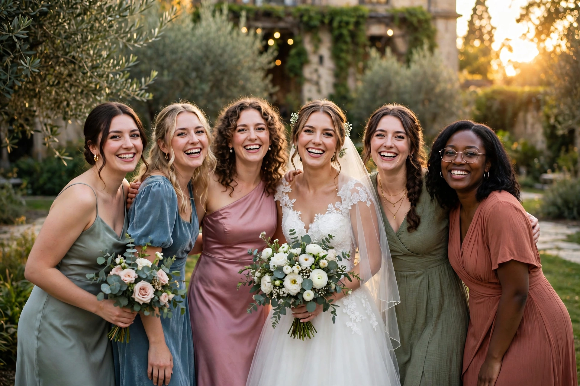 Wedding Day Squad & Bridal Party Captions