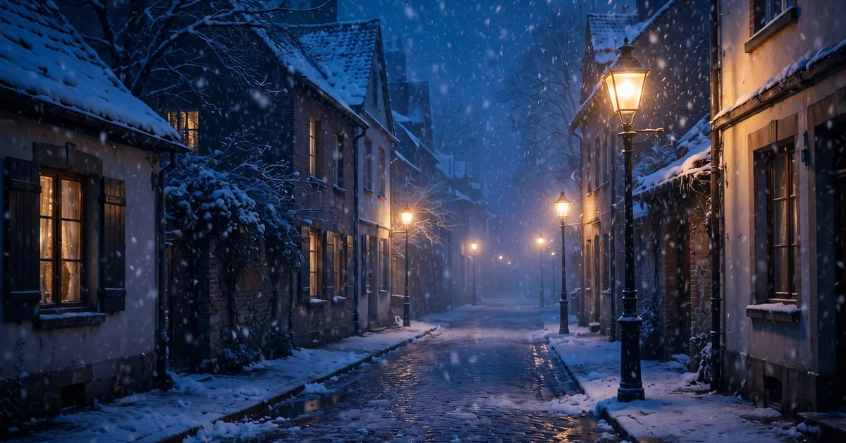 Winter Night Captions